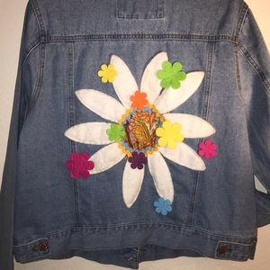 Flower Power Jean Jacket